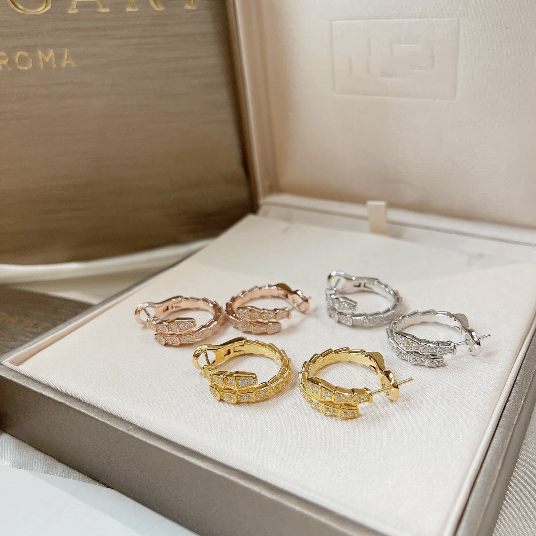 Bvlgari SERPENTI EARRINGS DIAMOND