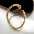 CARTIER PANTHERE GOLD DIAMOND OPEN BRACELET