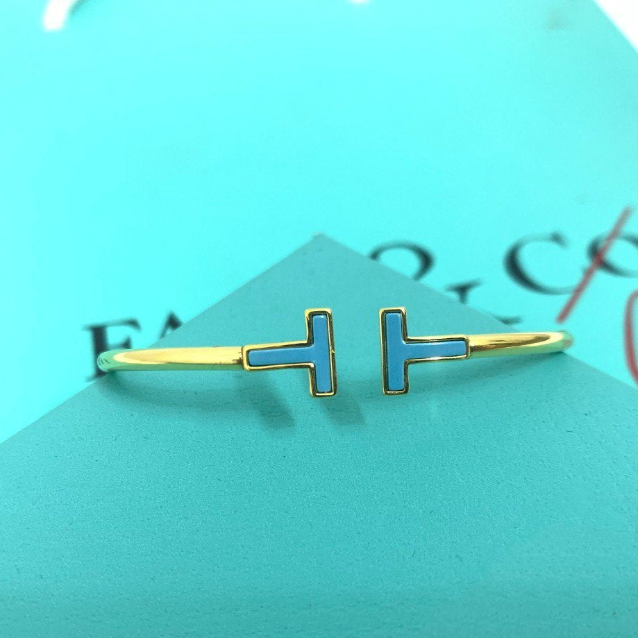 TIFFANY T BRACELET 1.8MM TURQUOISE