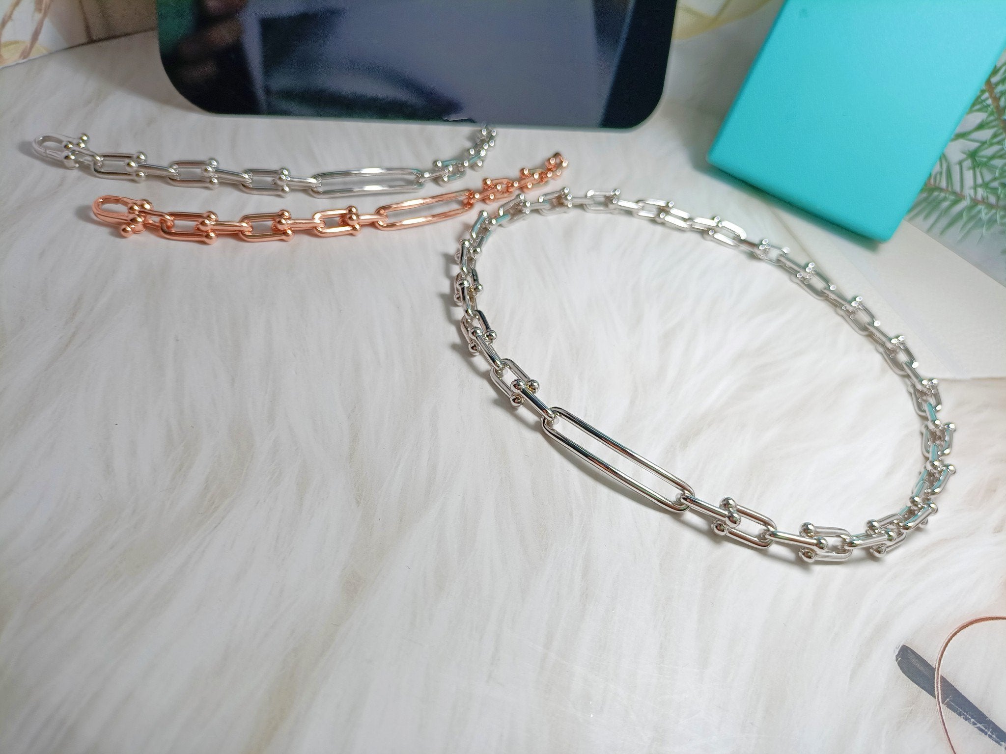 TIFFANY HARDWEAR LONG CHAIN BRACELET