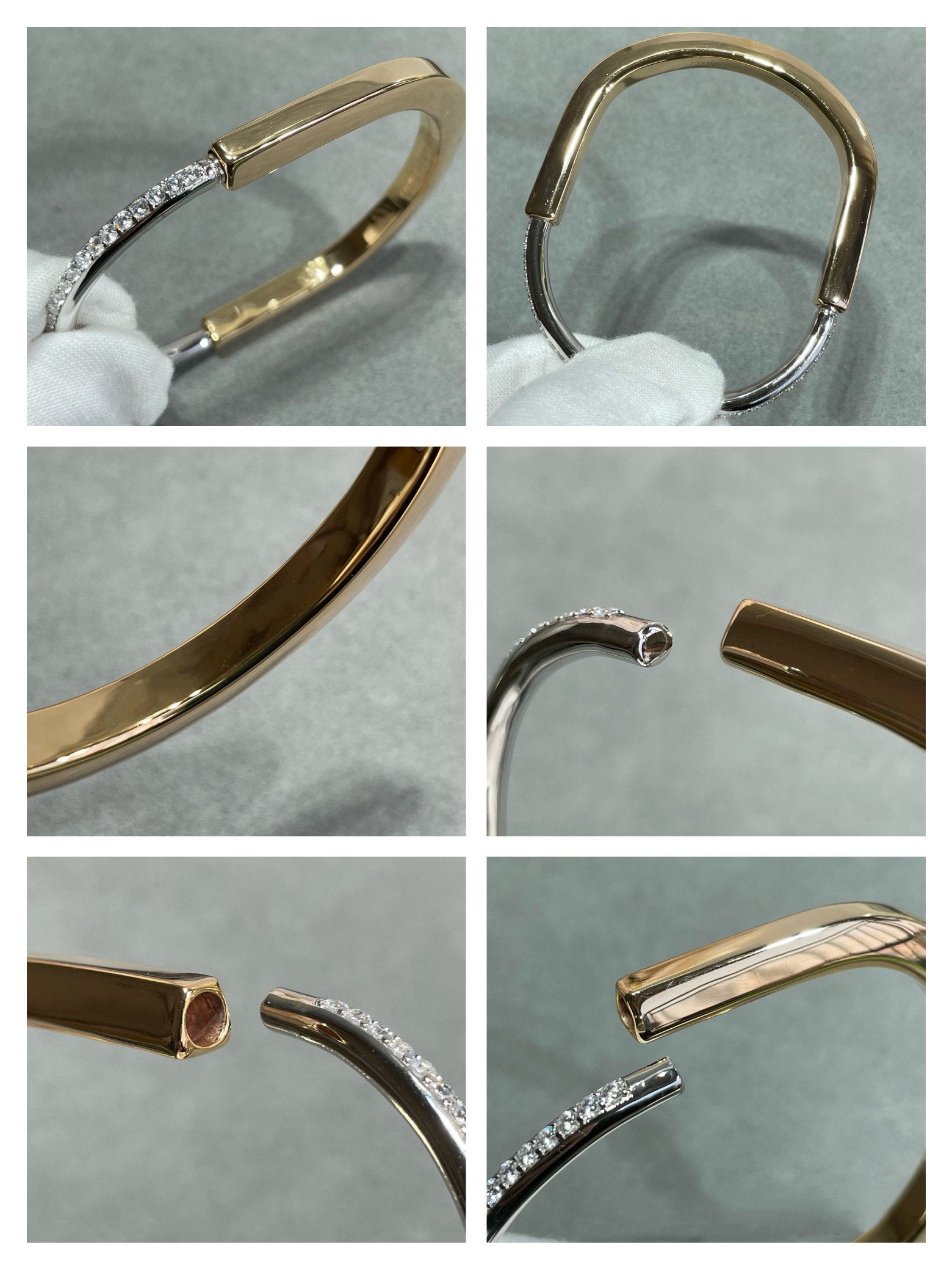 TIFFANY LOCK BRACELET DIAMOND