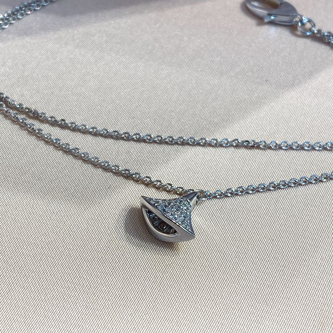 Bvlgari DREAM 1 MOTIF DIAMOND DOUBLE CHAIN BRACELET