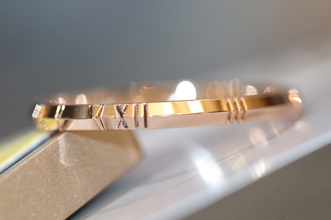 TIFFANY ATLAS X PINK GOLD BRACELET