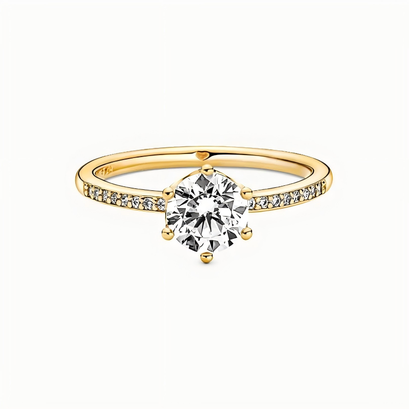 Pandora Sparkling Crown Solitaire Ring