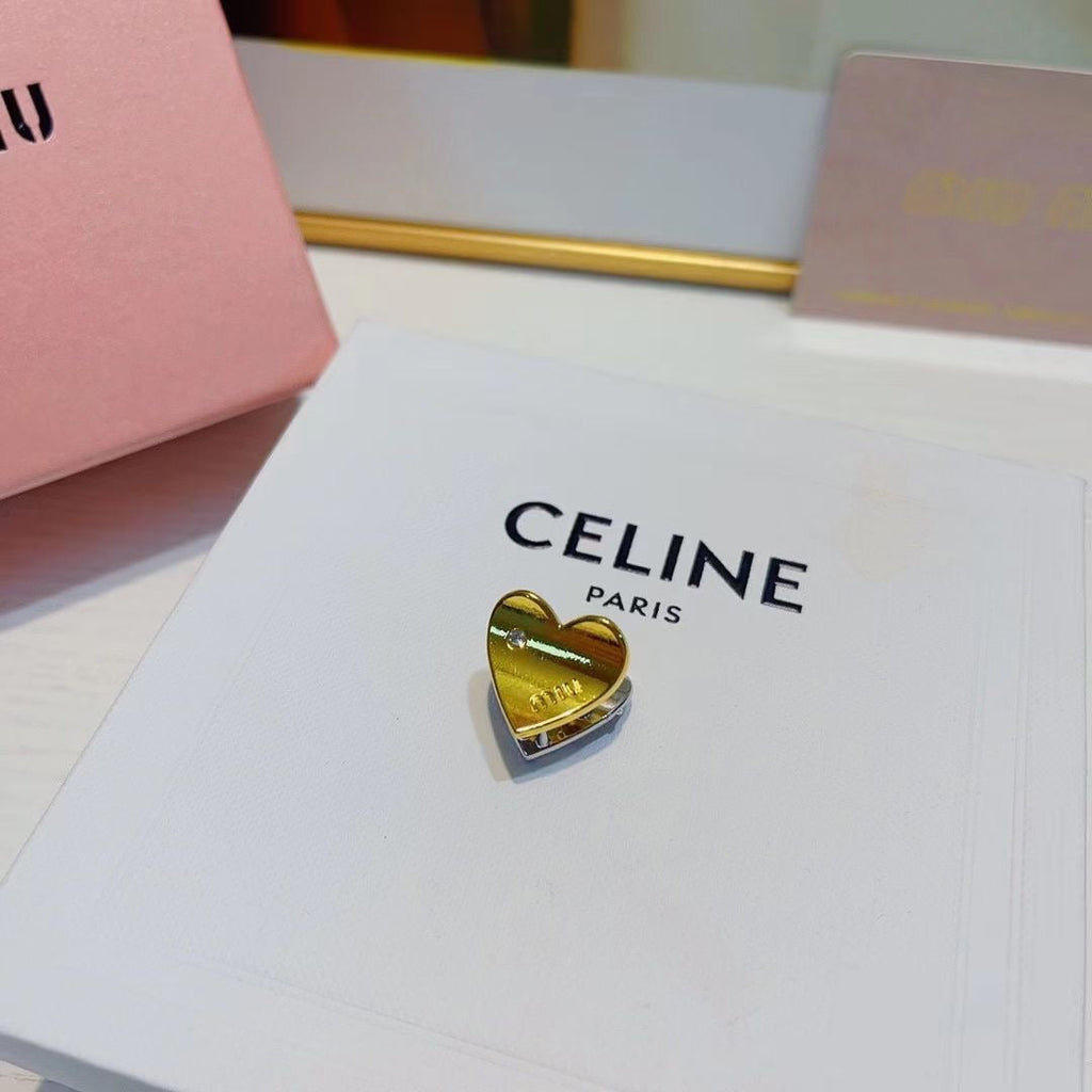 Miu Miu Gold Hair Claw (3pcs Total)