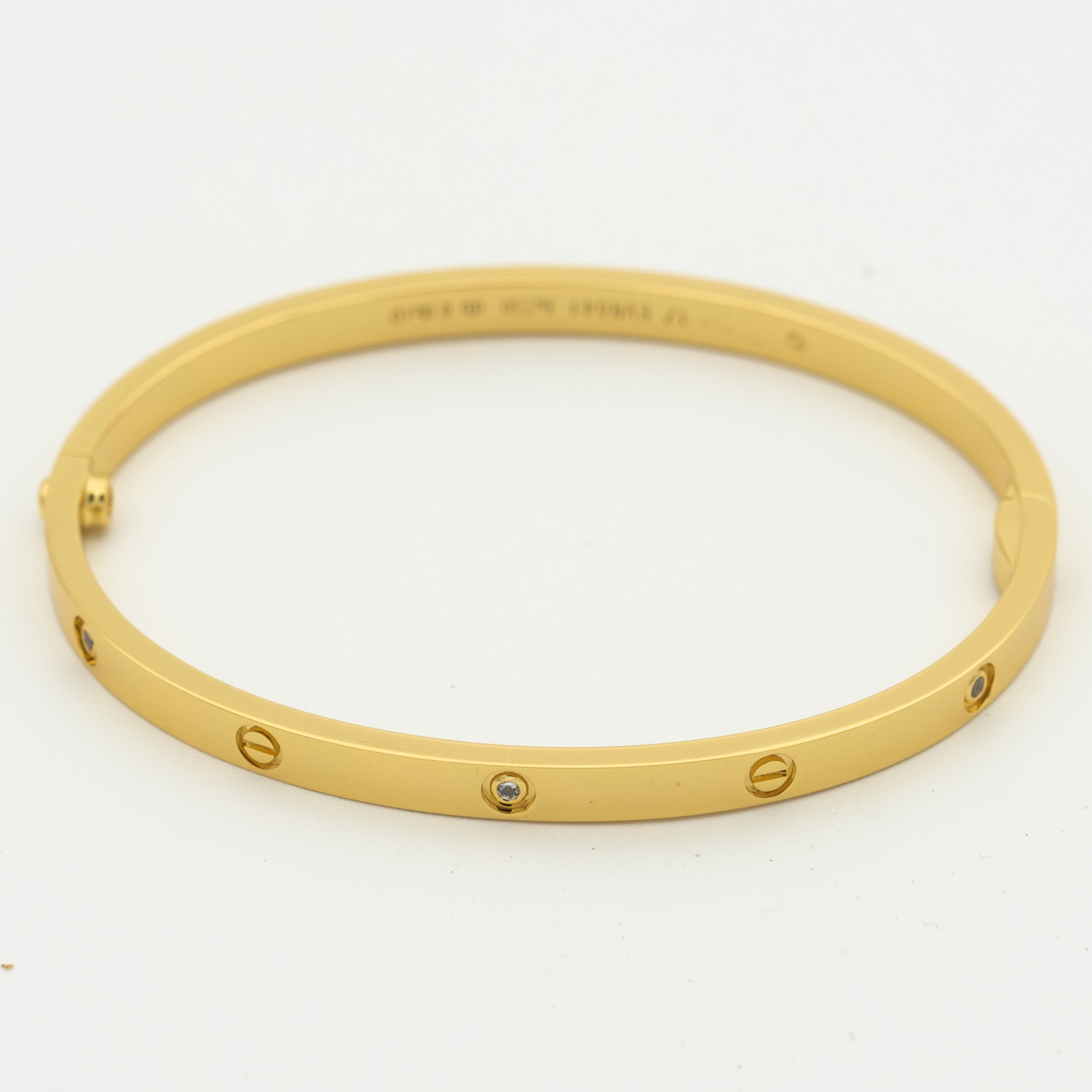 CARTIER LOVE BRACELET 3.65MM 6 DIAMONDS