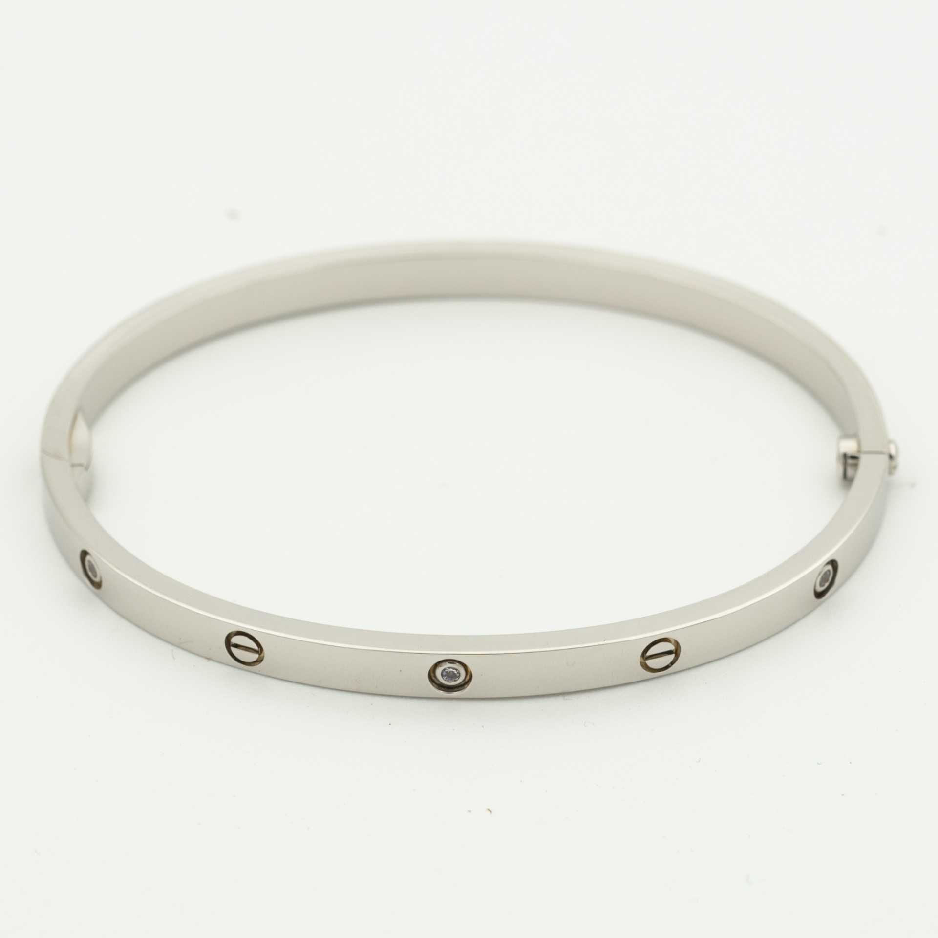 CARTIER LOVE BRACELET 3.65MM 6 DIAMONDS