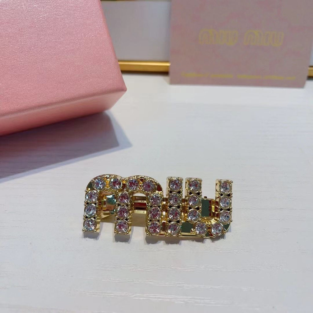 Miu Miu Pearl Hair Clip (3Pcs Total)