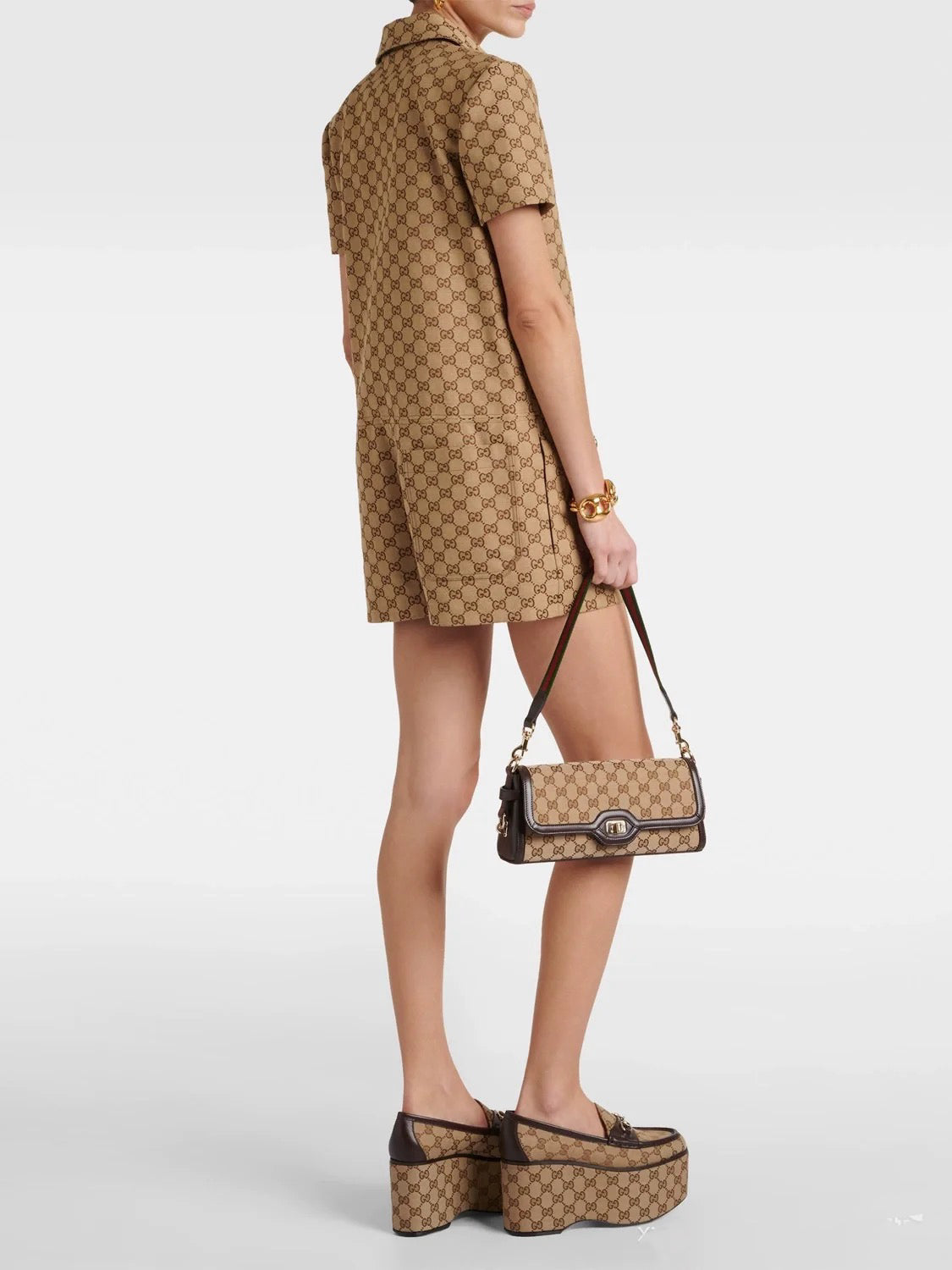 Gucci Brown Jumpsuit