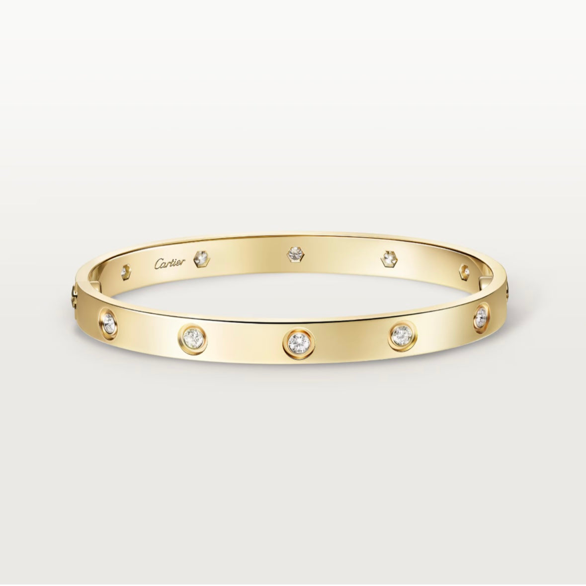 Cartier Love Bracelet, Classic Model, 10 Diamonds