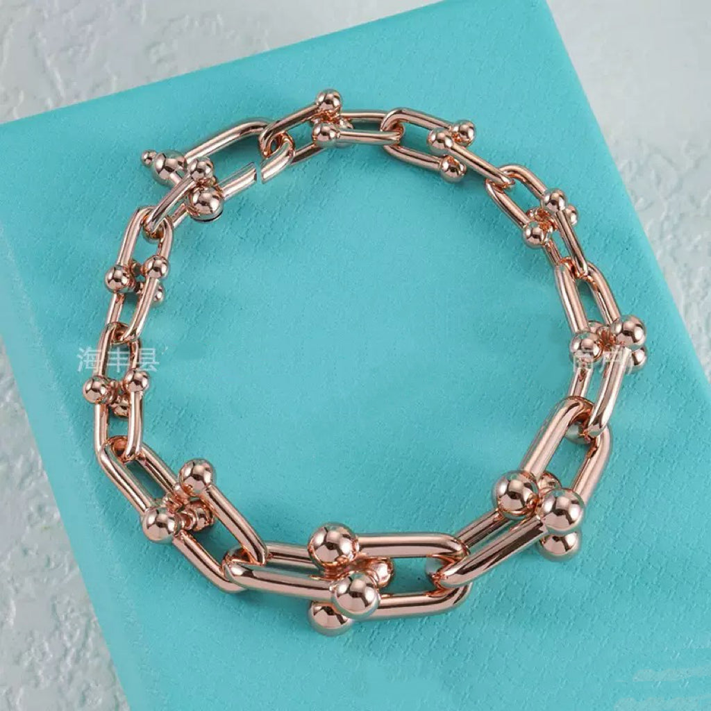 Tiffany HardWear Link Necklace Bracelet Earrings