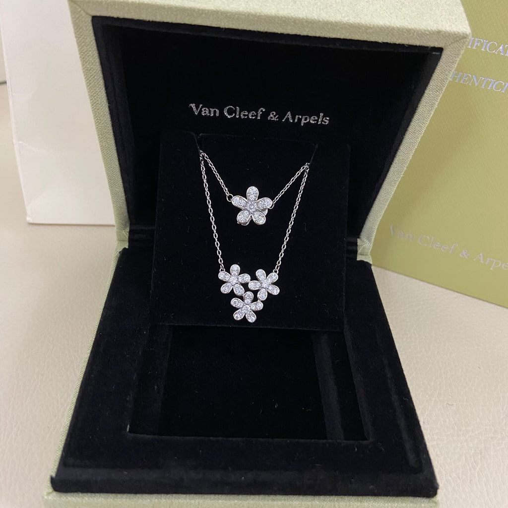 VCA Flower Diamond Necklace
