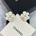 Chanel Camellia Earrings