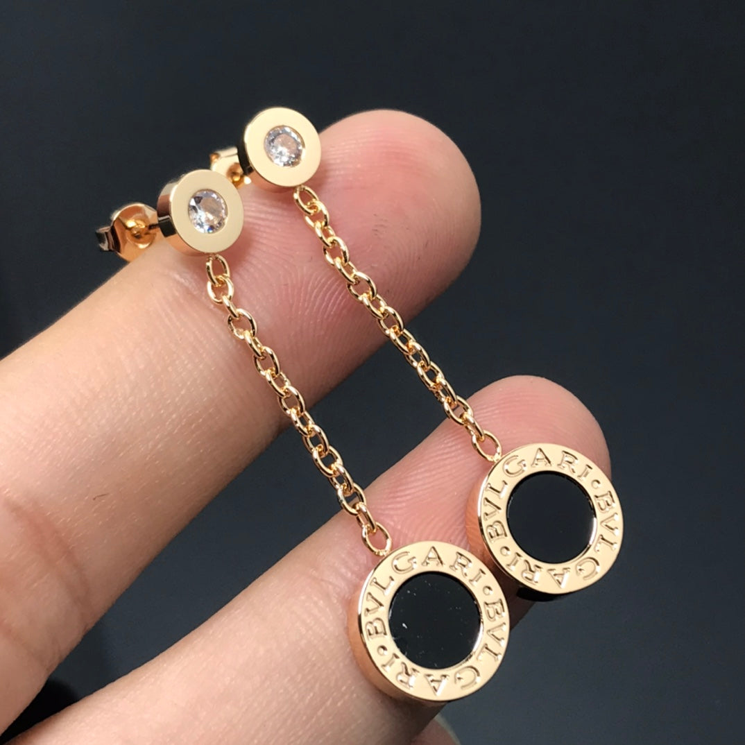 Bvlgari ZERO 1 DROP GOLD EARRINGS