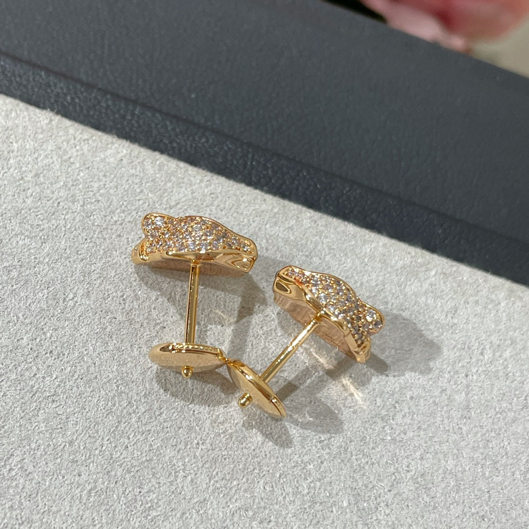 CARTIER PANTHERE DIAMOND EARRINGS