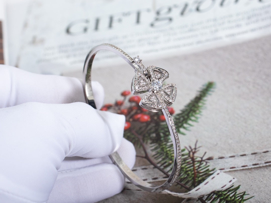 Bvlgari FIOREVER DIAMOND SILVER BRACELET